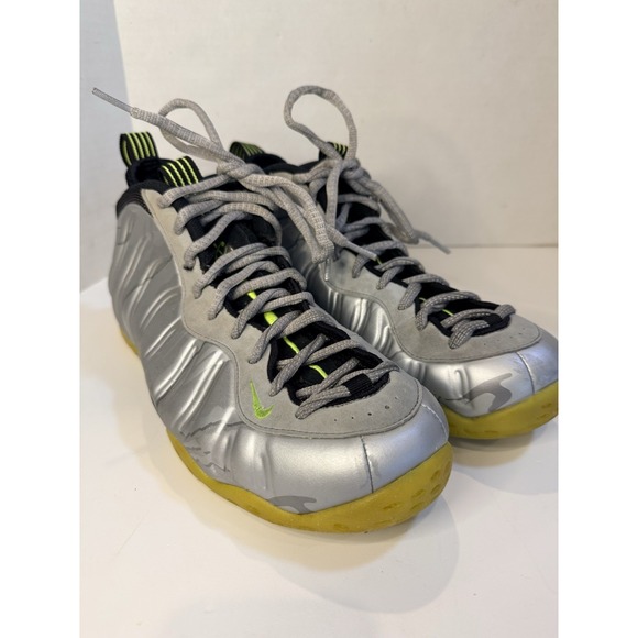 NIKE AIR FOAMPOSITE ONE PREMIUM 10 METALLIC SILVER CAMO VOLT GALAXY 575420-004 main image 16
